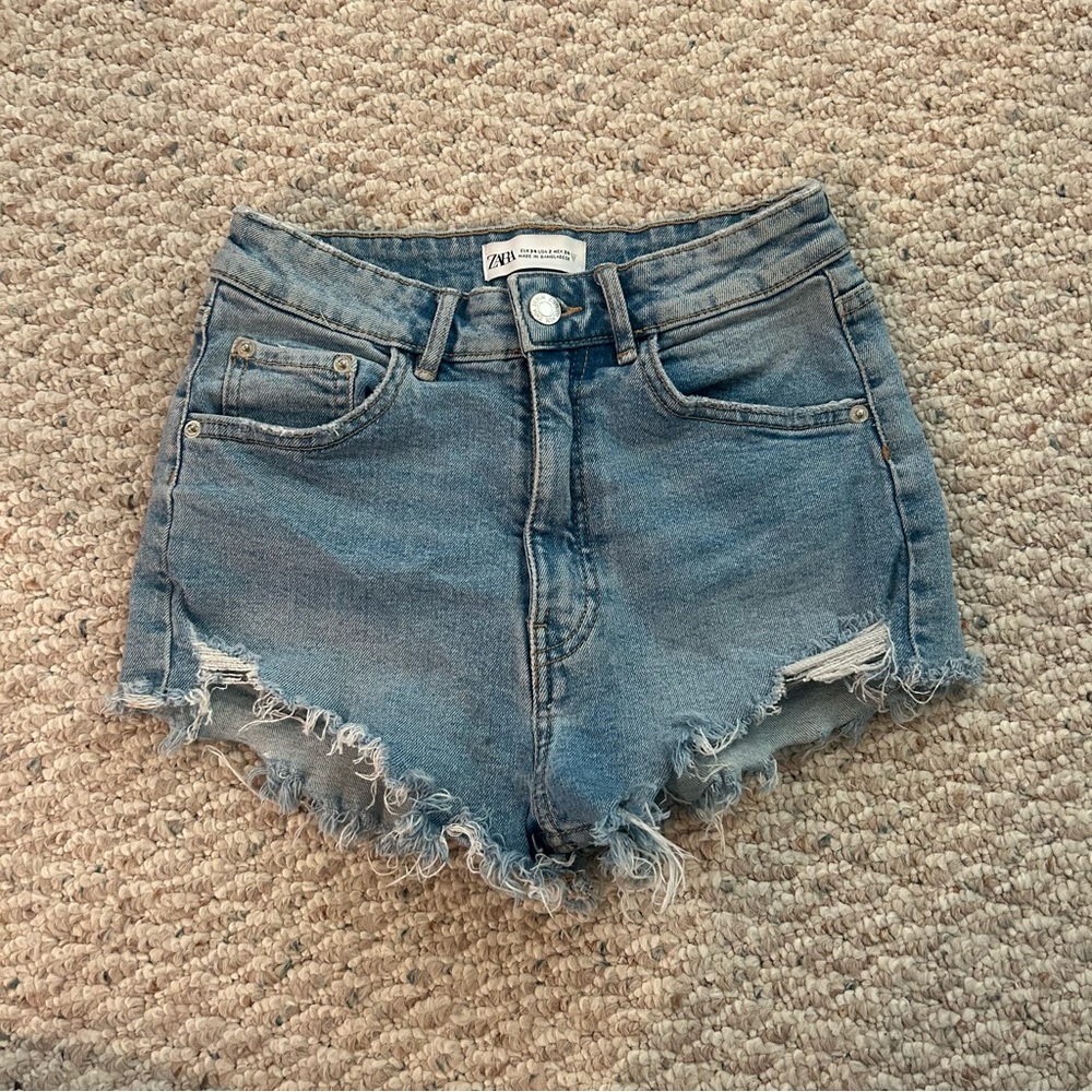 Zara denim shorts